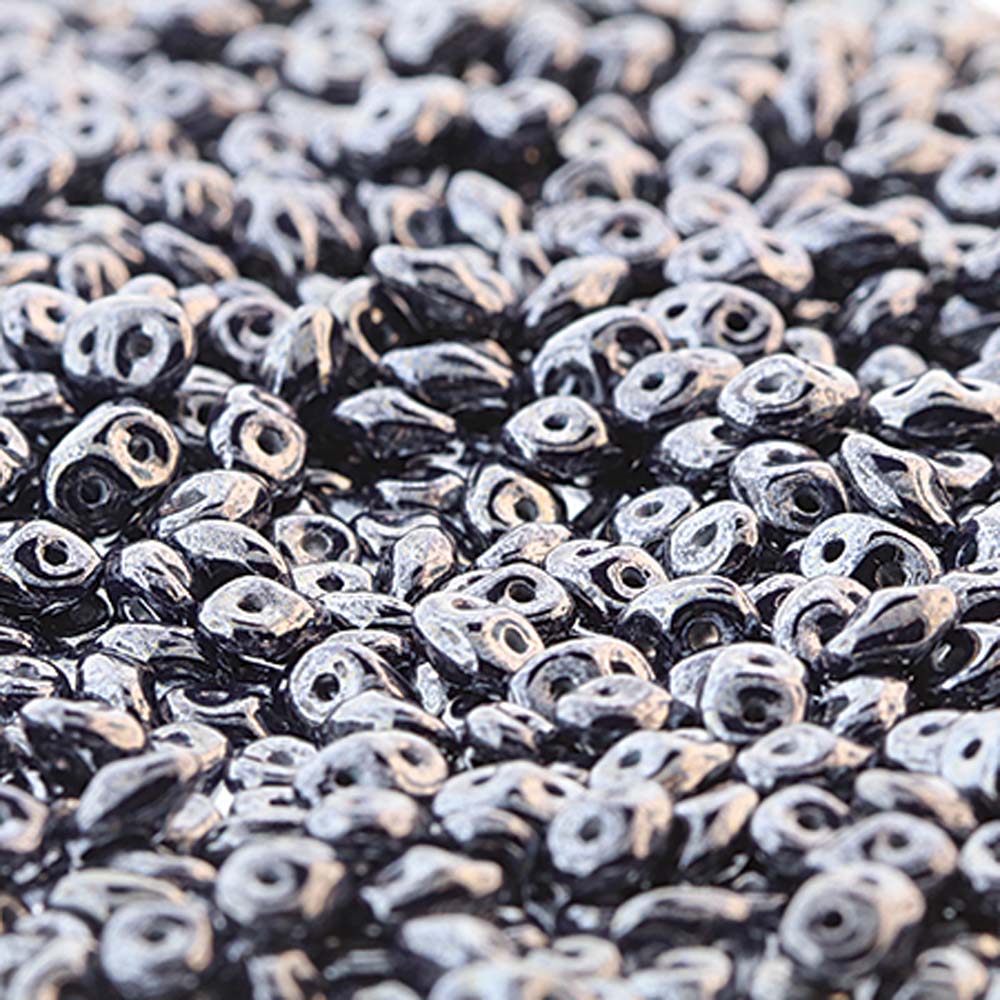 Navy Luster Superduo Beads