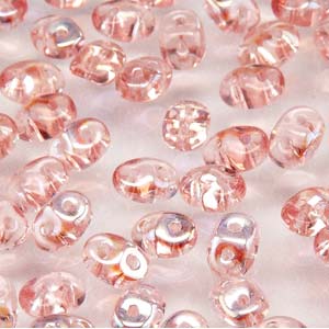 Rosaline AB Superduo Beads