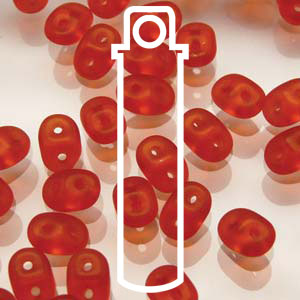 Hyacinth Matte Superduo Beads