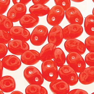 Opal Orange Superduo Beads