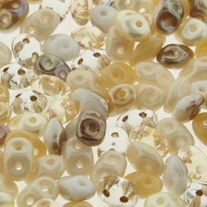 Antique Lace Mix Superduo Beads