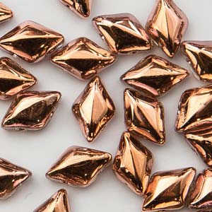 GemDUO 8X5mm Crystal Capri Beads