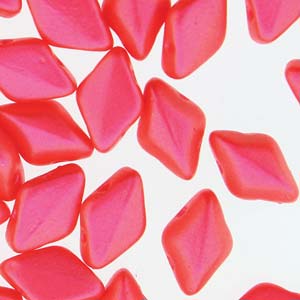 GemDUO 8X5mm Tutti Frutti Watermelon Beads