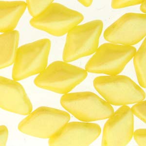 GemDUO 8X5mm Tutti Frutti Lemon Beads