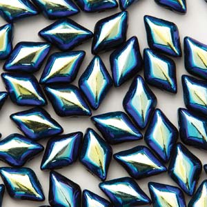 GemDUO 8X5mm Jet Ab Beads