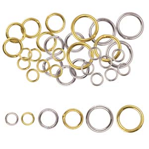 Open JR 8mm 16awg Gold Tone