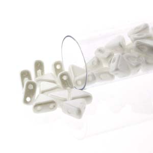 Pastel White Kheops par Puca Beads