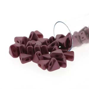 Pastel Burgundy Kheops par Puca Beads
