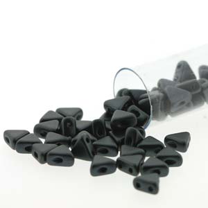 Pastel Dk Grey/Hematite Kheops par Puca Beads