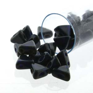 Blue Dark Travertine Kheops par Puca Beads