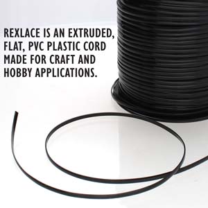 Rexlace Black Lacing Cord