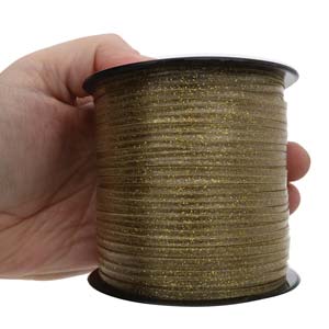 Rexlace Gold Sparkle Lacing Cord