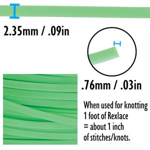 Rexlace Neon Green Lacing Cord