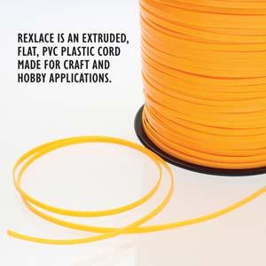 Rexlace Neon Tangerine Lacing Cord