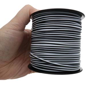 Rexlace Black & White Lacing Cord