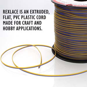Rexlace Duo Royal/Golden Yellow Lacing Cord