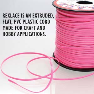 Rexlace Neon Pink/Pink Lacing Cord