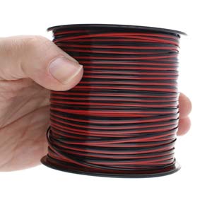 Rexlace Duo Black/Red Lacing Cord