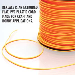 Rexlace Neon Yellow/Neon Lacing Cord