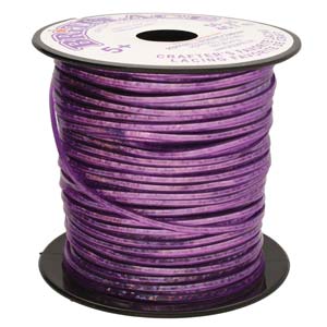 Britelace Purple Holograph Lacing Cord