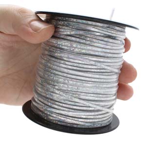 Britelace Silver Holograph Lacing Cord