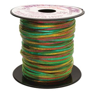 Britelace Green Tie Dye Lacing Cord