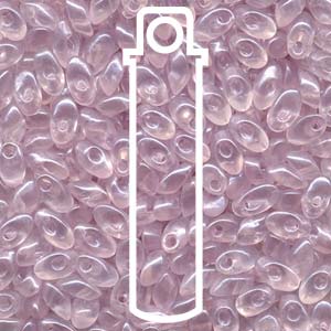 Extra Light Lilac Transparent Miyuki Long Magatama Beads 4x7mm
