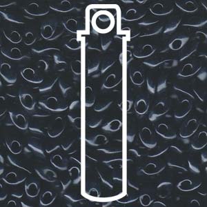 Gunmetal Miyuki Long Magatama Beads 4x7mm