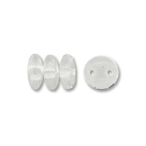 LNT36-00030 6mm Lentil 2 Hole Crystal