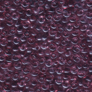 Transparent Smoky Amethyst Miyuki Magatama Beads 4mm