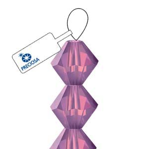 Amethyst Opal Preciosa Crystal Bicone Beads