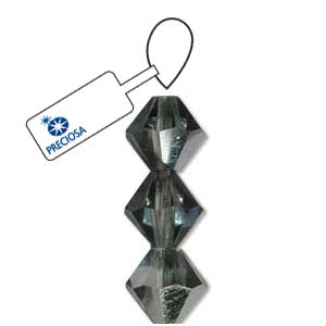 Crystal Bermuda Blue Preciosa Crystal Bicone Beads