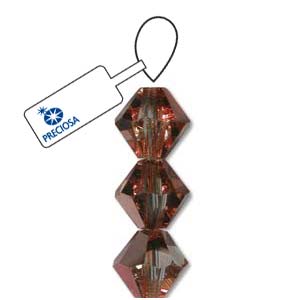 Crystal Capri Gold Preciosa Crystal Bicone Beads