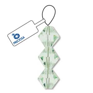 Chrysolite Preciosa Crystal Bicone Beads