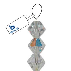 Crystal AB Preciosa Crystal Bicone Beads