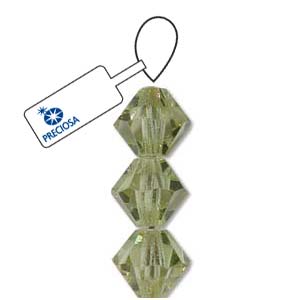 Jonquil Preciosa Crystal Bicone Beads