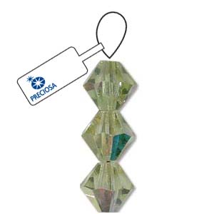 Jonquil AB Preciosa Crystal Bicone Beads