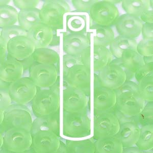 Peridot Matte Czech O-Beads