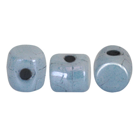 Blue Luster Minos par Puca Beads