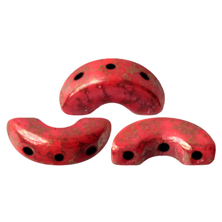 Light Coral Bronze Arcos par Puca Beads