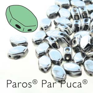 Argentees Paros par Puca Beads