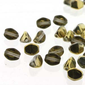 PNC07-00030-26441 Pinch Bead 7mm Crystal Amber