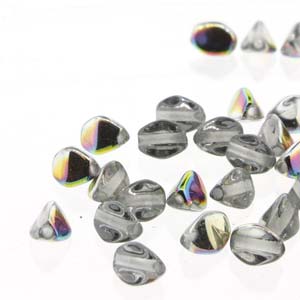PNC07-00030-28101 Pinch Bead 7mm Crystal Vitrail