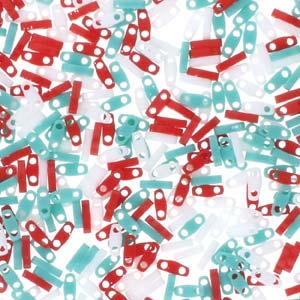 Mix Ship Ahoy Miyuki Tila Seed Beads - Quarter Cut