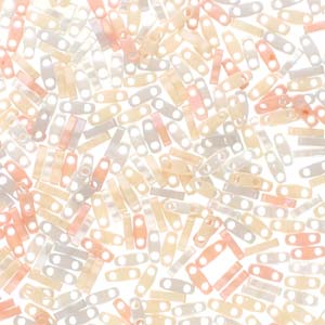 Mix Sand Storm Miyuki Tila Seed Beads - Quarter Cut