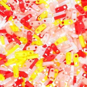 Mix Hawaiian Leis Miyuki Tila Seed Beads - Quarter Cut