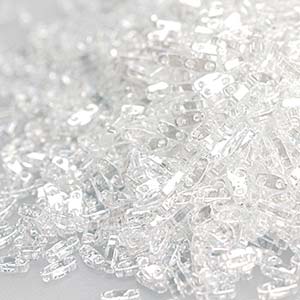 Crystal Luster Miyuki Quarter Tila Seed Beads
