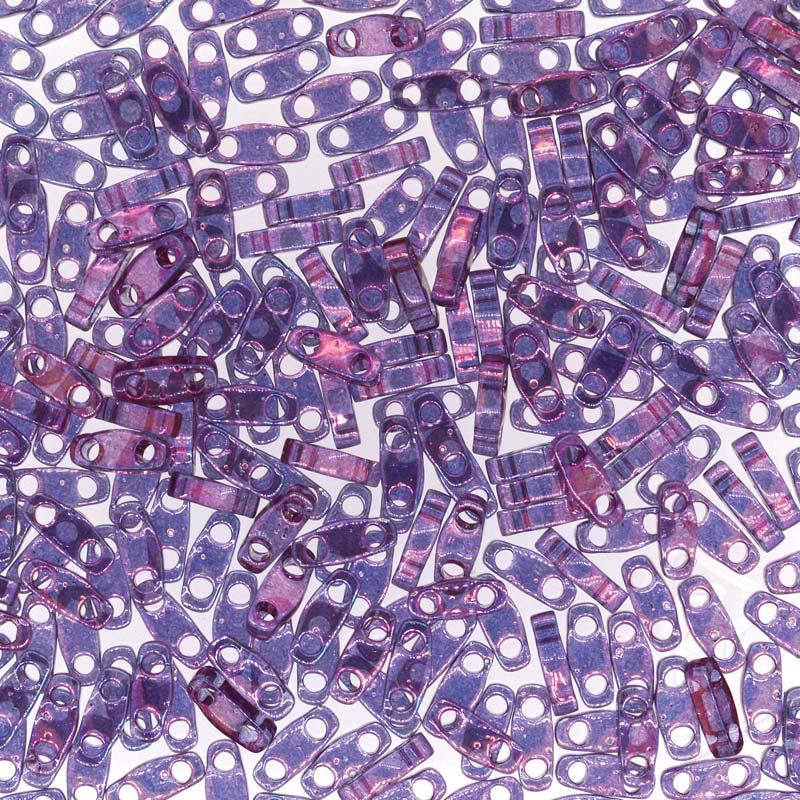 Gold Light Amethyst Miyuki Quarter Tila Seed Beads