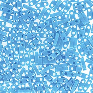 Opaque Turquoise Blue Miyuki Quarter Tila Seed Beads