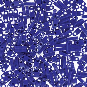 Opaque Cobalt Miyuki Quarter Tila Seed Beads